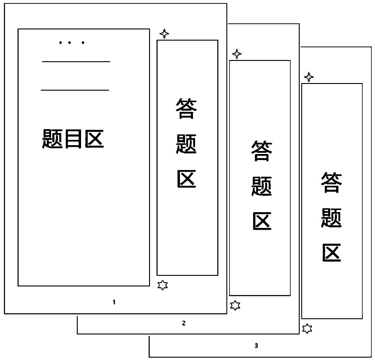 Exercise book content identification method