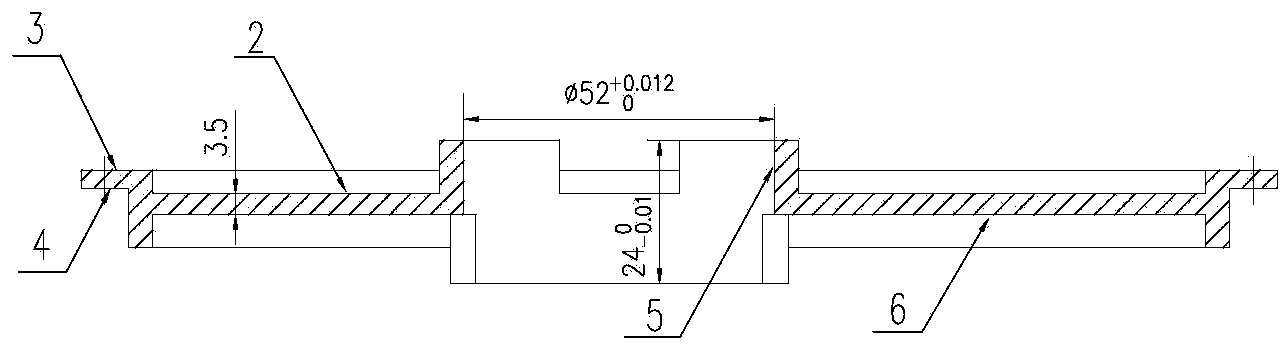 Precision numerical control processing method for thin-wall aluminium plate partially provided with through holes