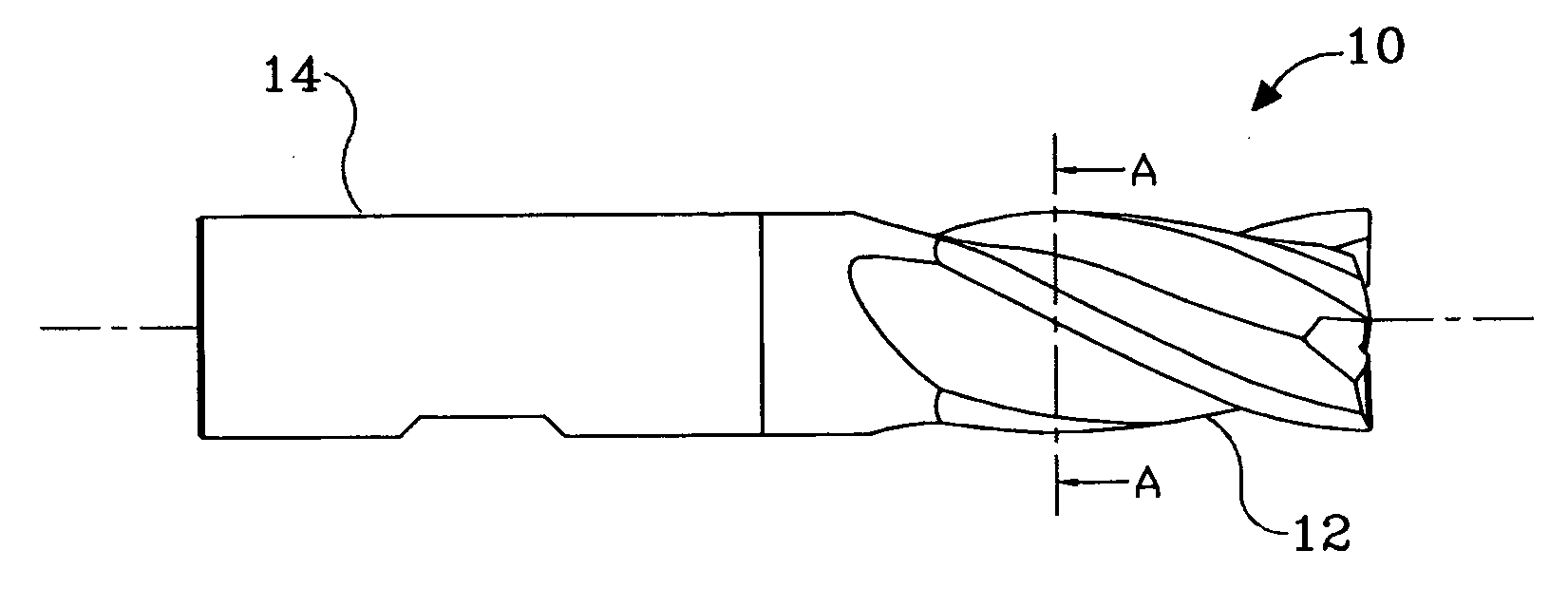 Rotary cutting tool having a cutting edge formed of veined pcd