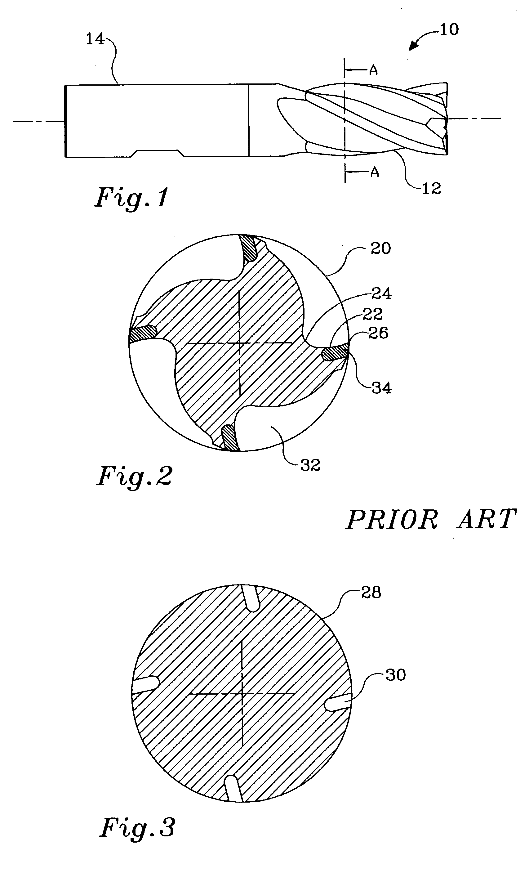 Rotary cutting tool having a cutting edge formed of veined pcd