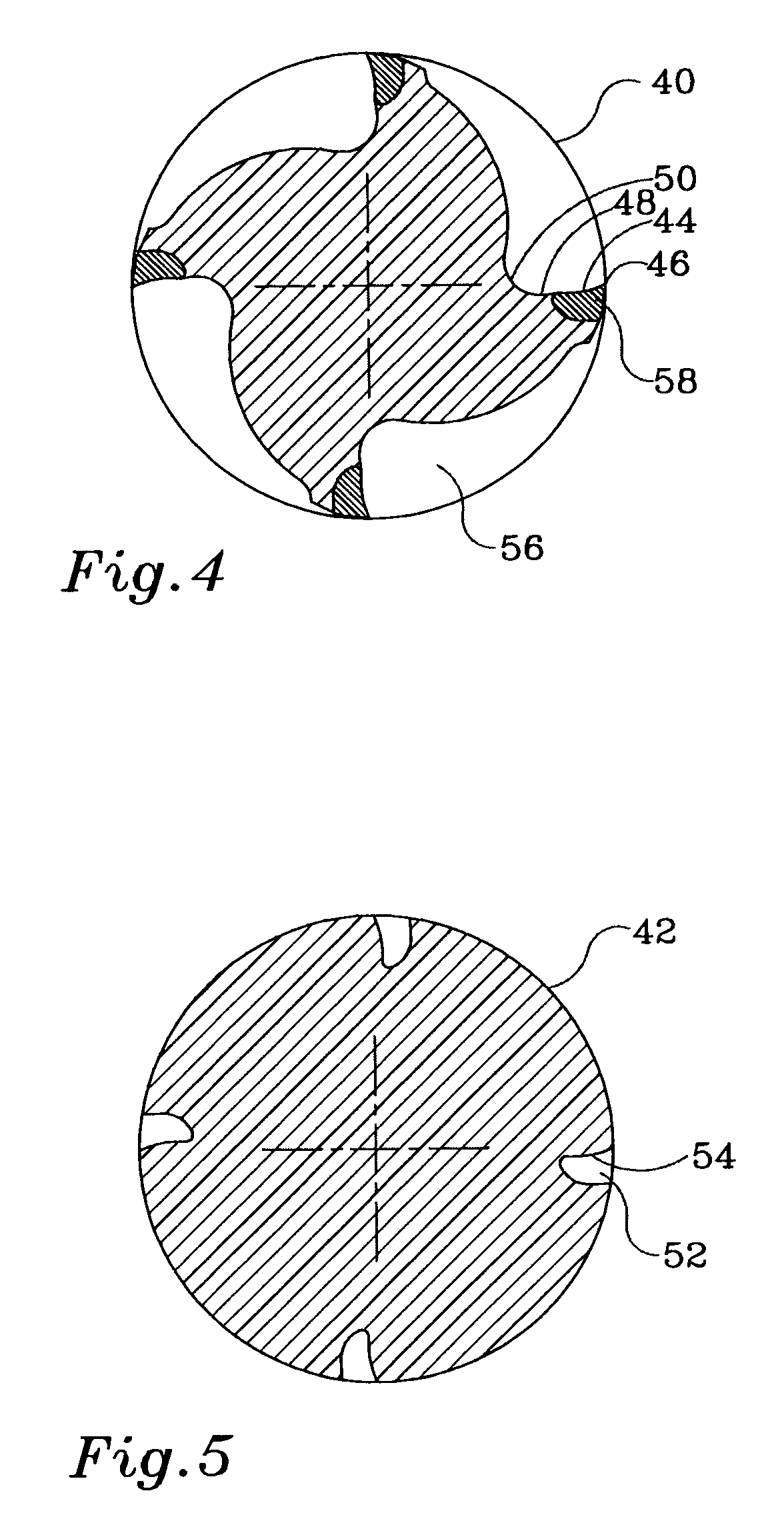 Rotary cutting tool having a cutting edge formed of veined pcd