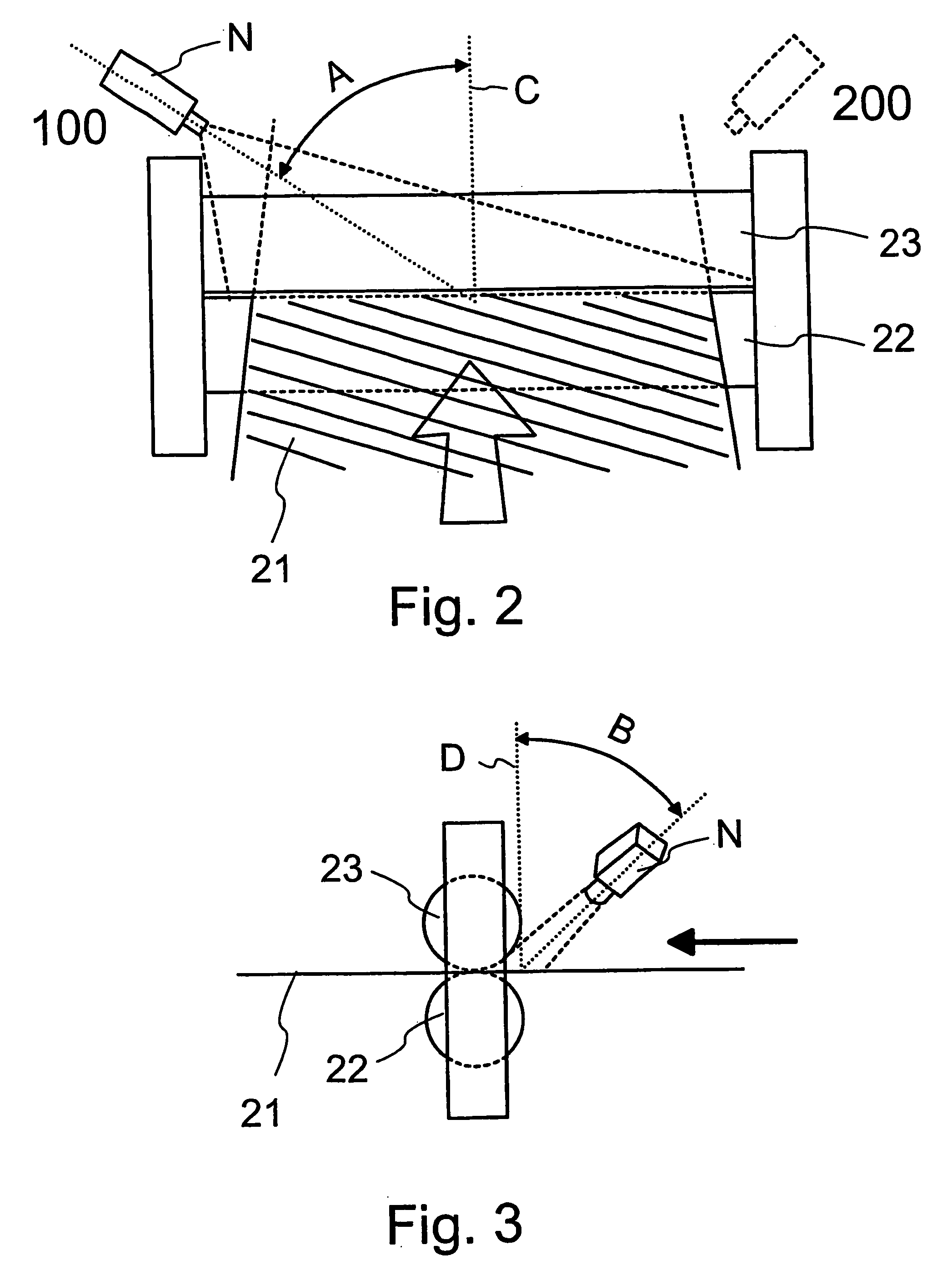 Method for determining the scale of an observation area