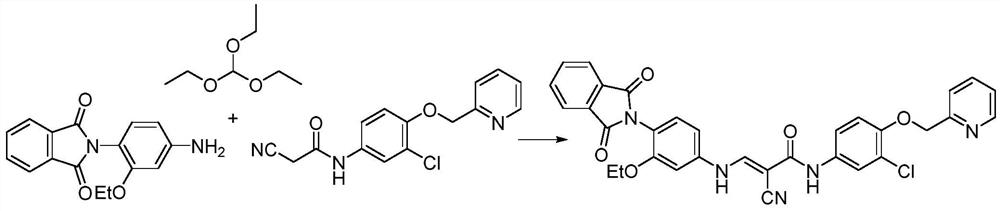 Synthesis method of pyrotinib