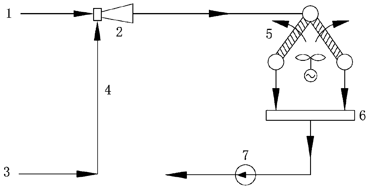 A method and system for improving the heat exchange capacity of a direct air cooling system