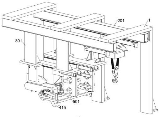 An oil pipeline traction and transfer device with anti-extrusion function