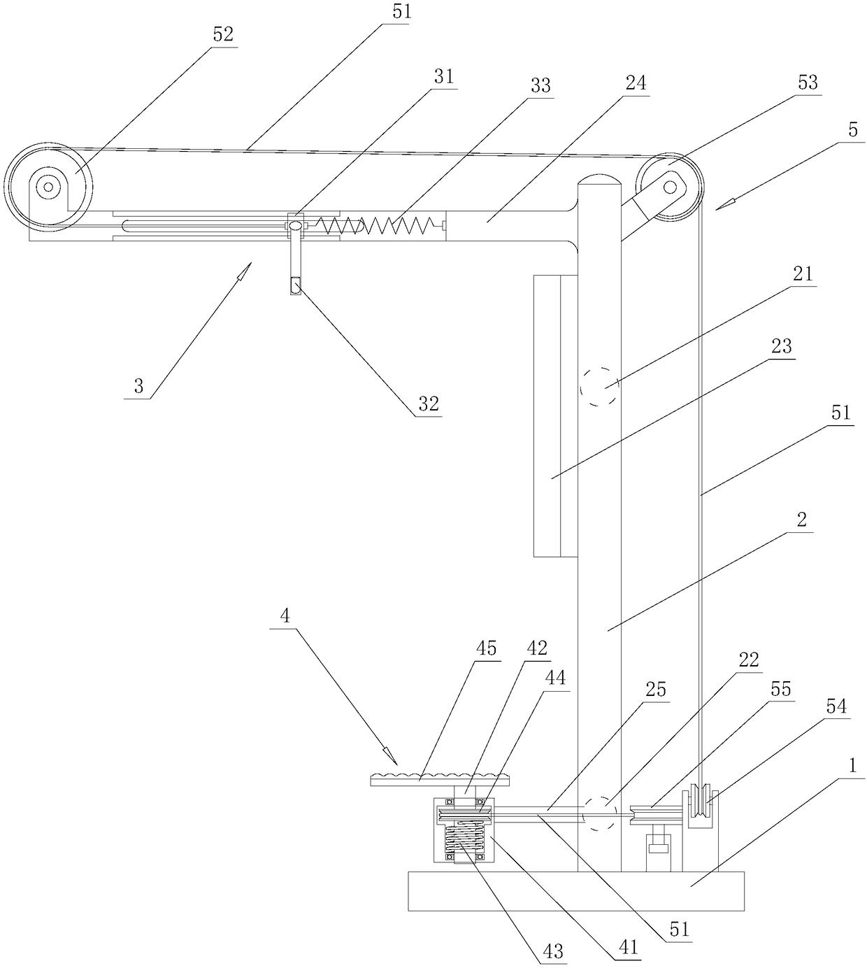 Indoor arm strength and ankle training machine