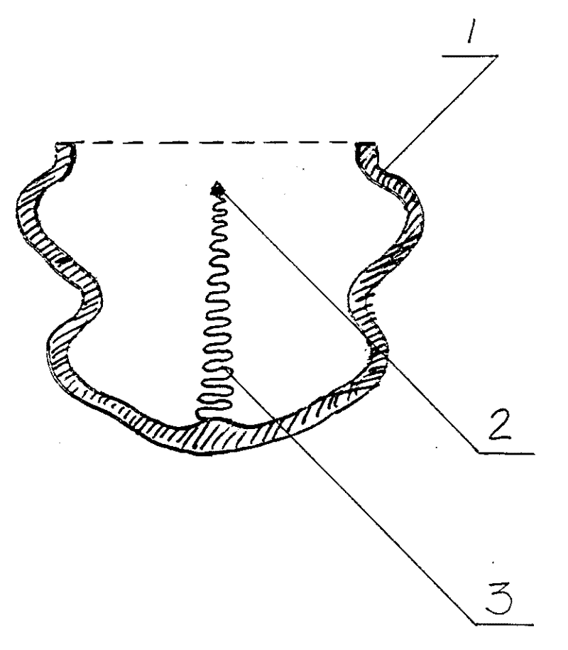 Magnetotherapeuitc rubber cup