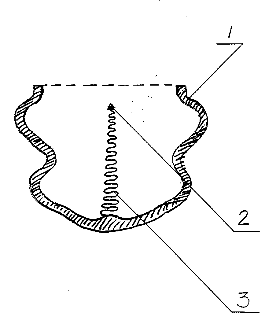 Magnetotherapeuitc rubber cup