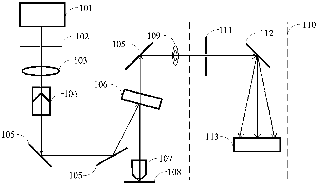 A Raman spectroscopy detection device