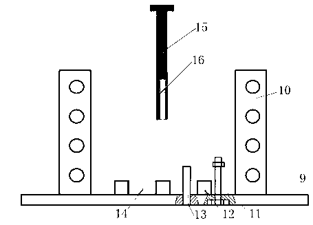 Mould of pure titanium equal channel angular extrusion and process method