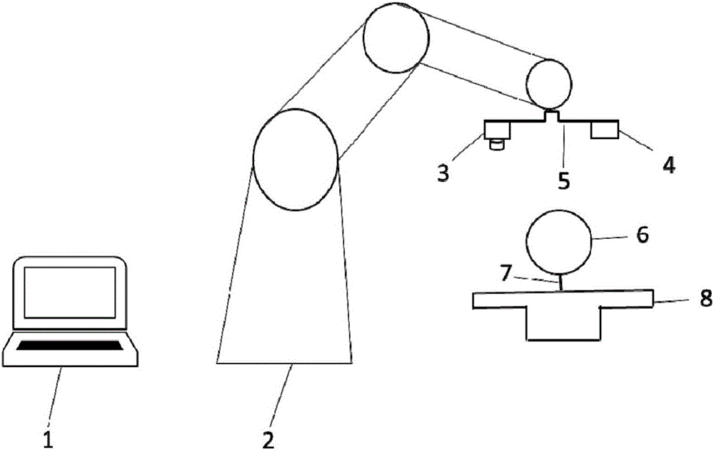 Augmented reality device applied to stereotactic surgical robot and method of augmented reality device