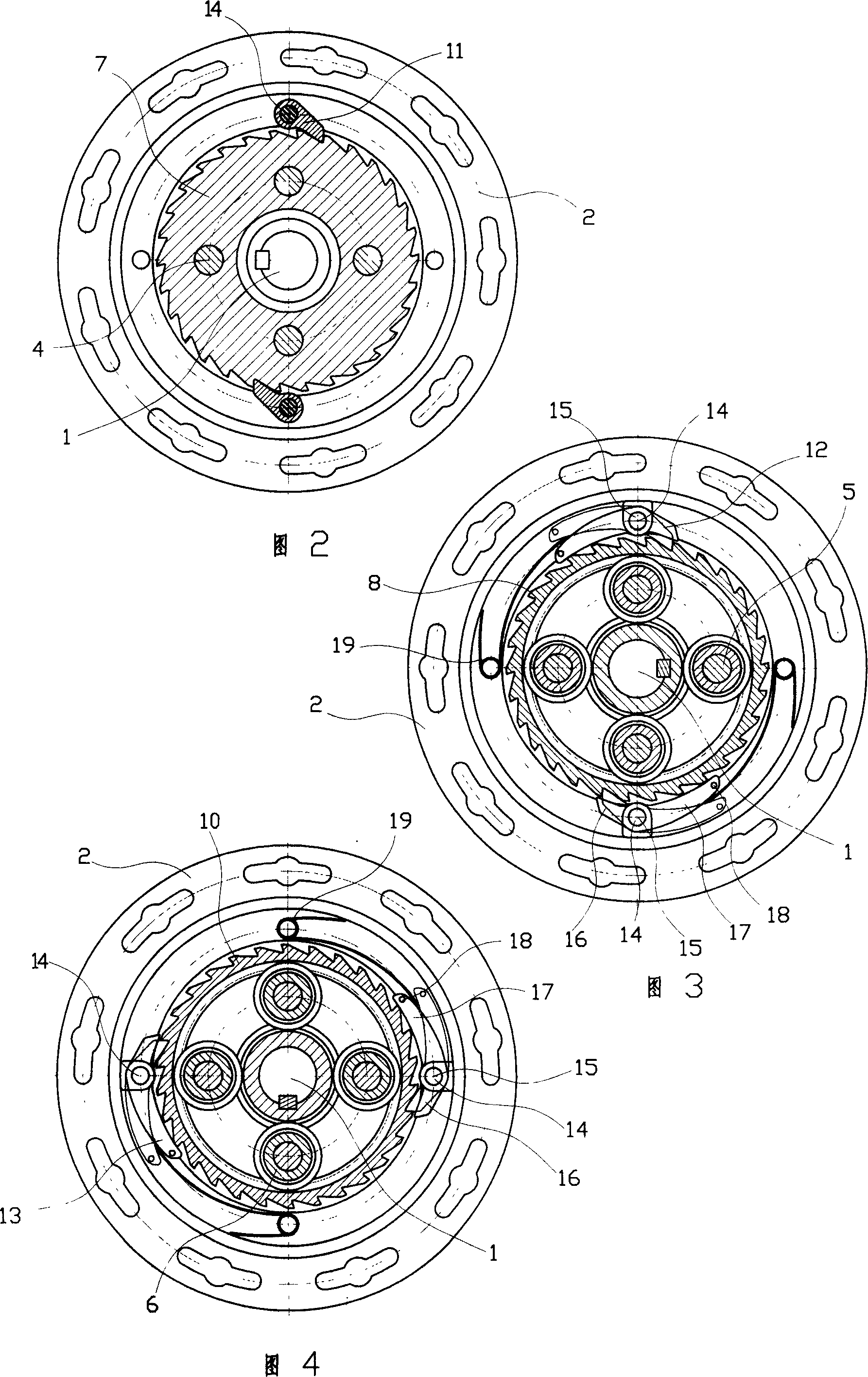 Automatic bicycle speed variator