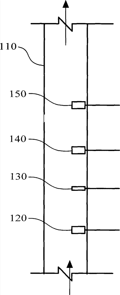 Oil gas water three phase on-line inseparate flow measurement system