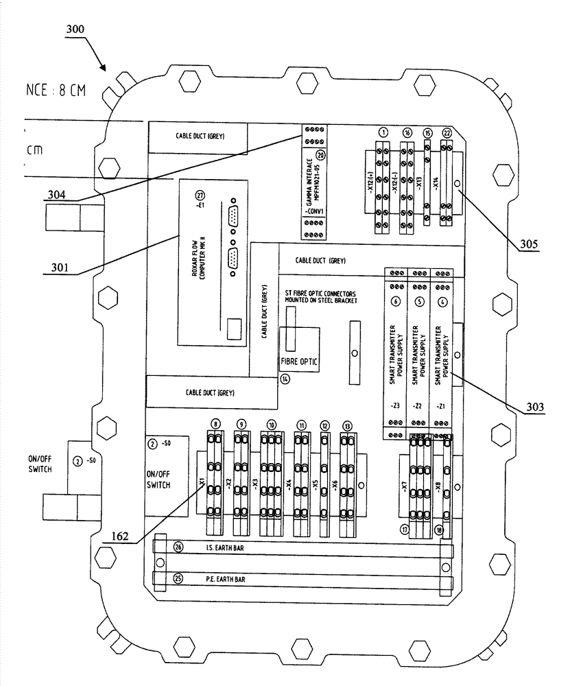 Oil gas water three phase on-line inseparate flow measurement system