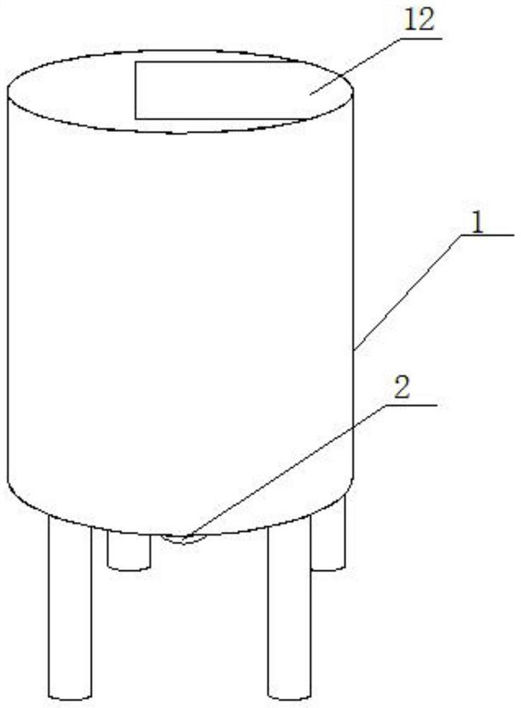 Cleaning device for tobacco building blender