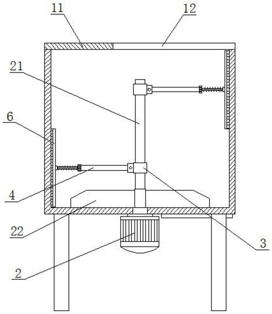 Cleaning device for tobacco building blender