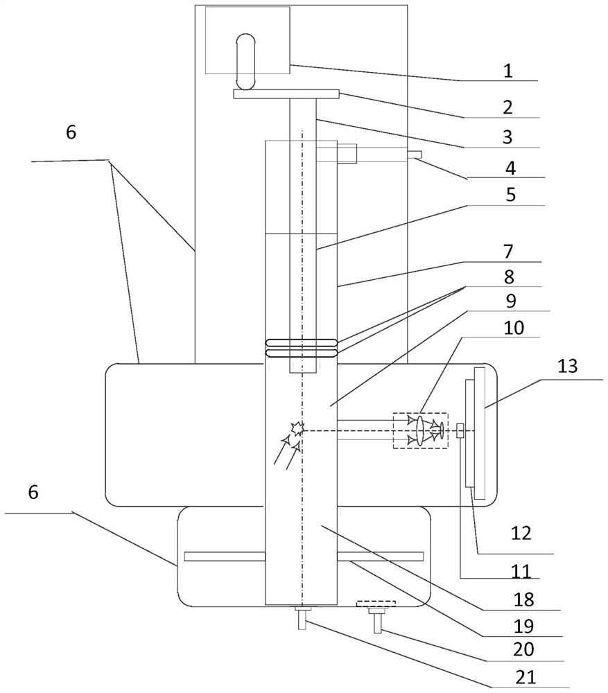 Self-cleaning fine spectrum water body parameter measuring device and method based on turbidity correction