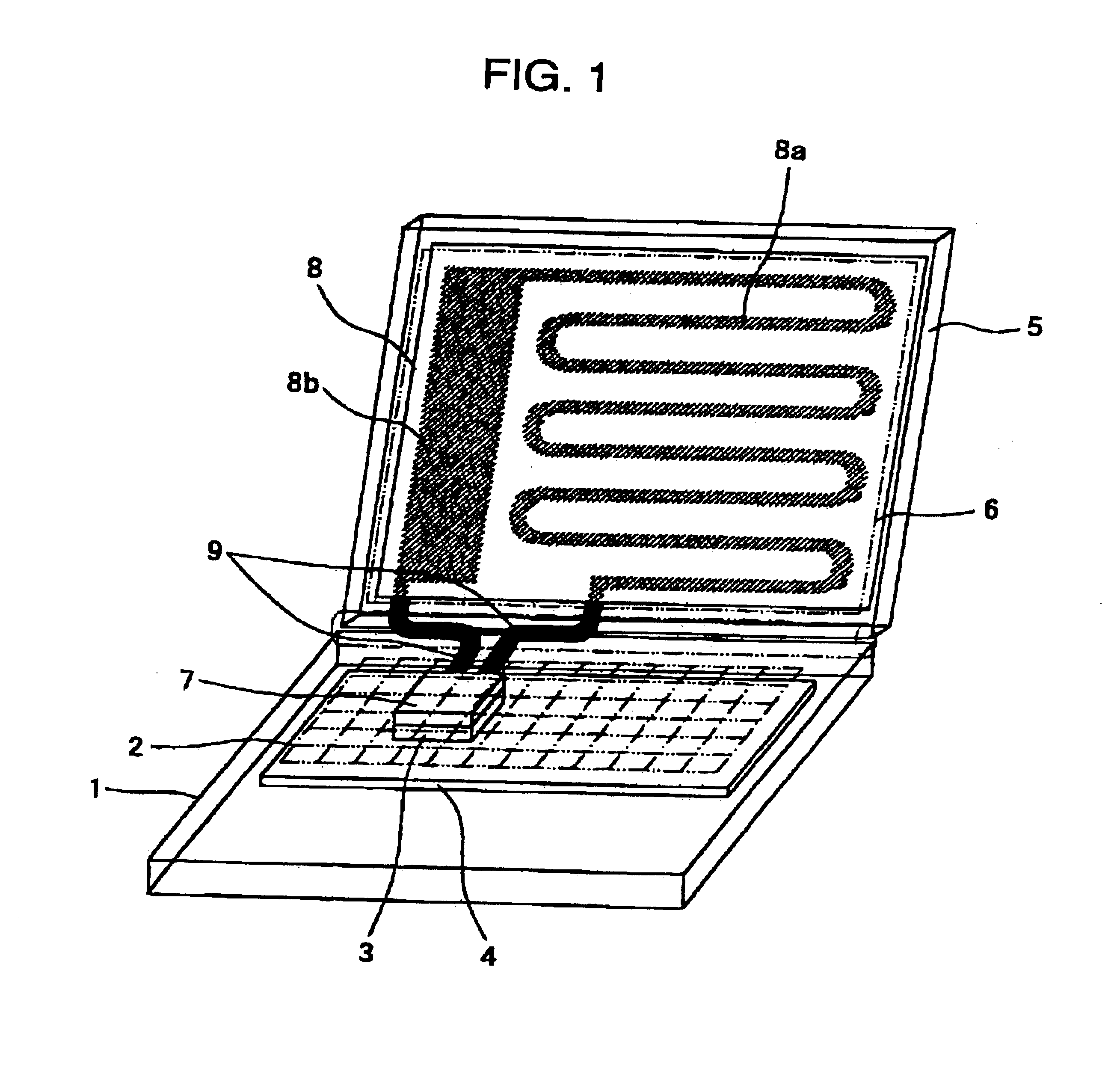 Cooling device and an electronic apparatus including the same