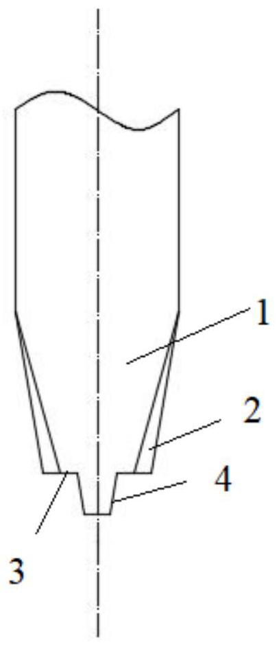 A bullet structure for improving the ballistic stability of projectile penetrating concrete target plate