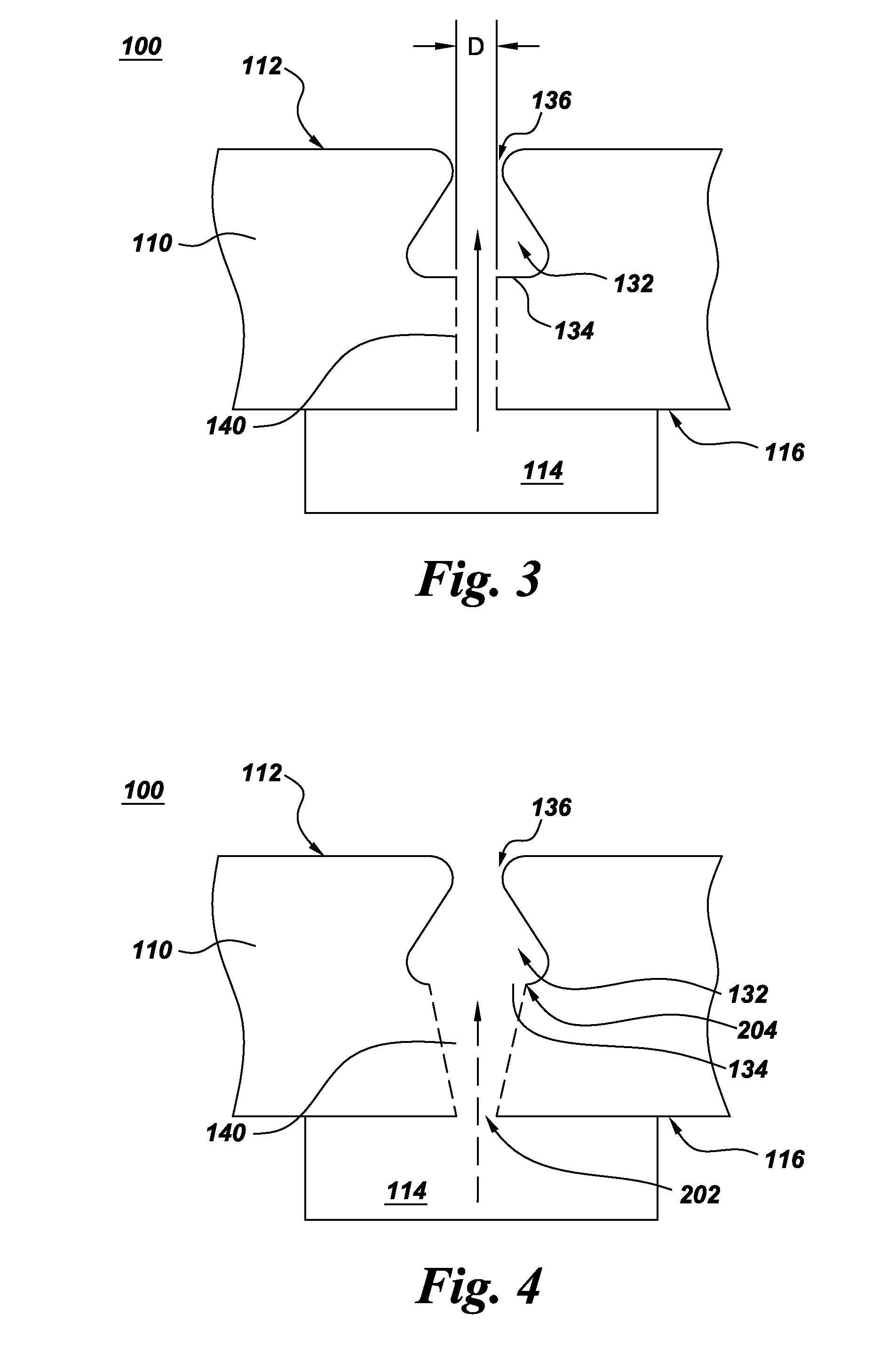 Components with cooling channels and methods of manufacture