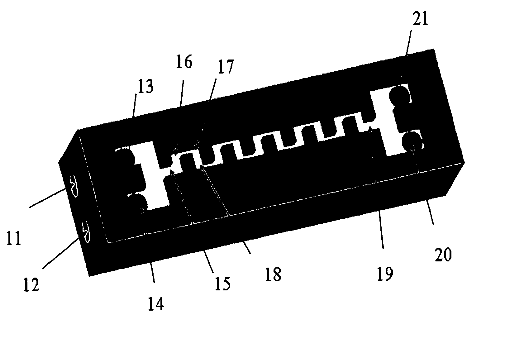 Fluidic mixer of serpentine channel incorporated with staggered sudden-expansion and convergent cross sections