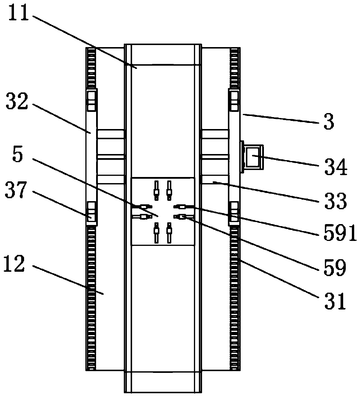 Positioning device for welding semiconductor parts