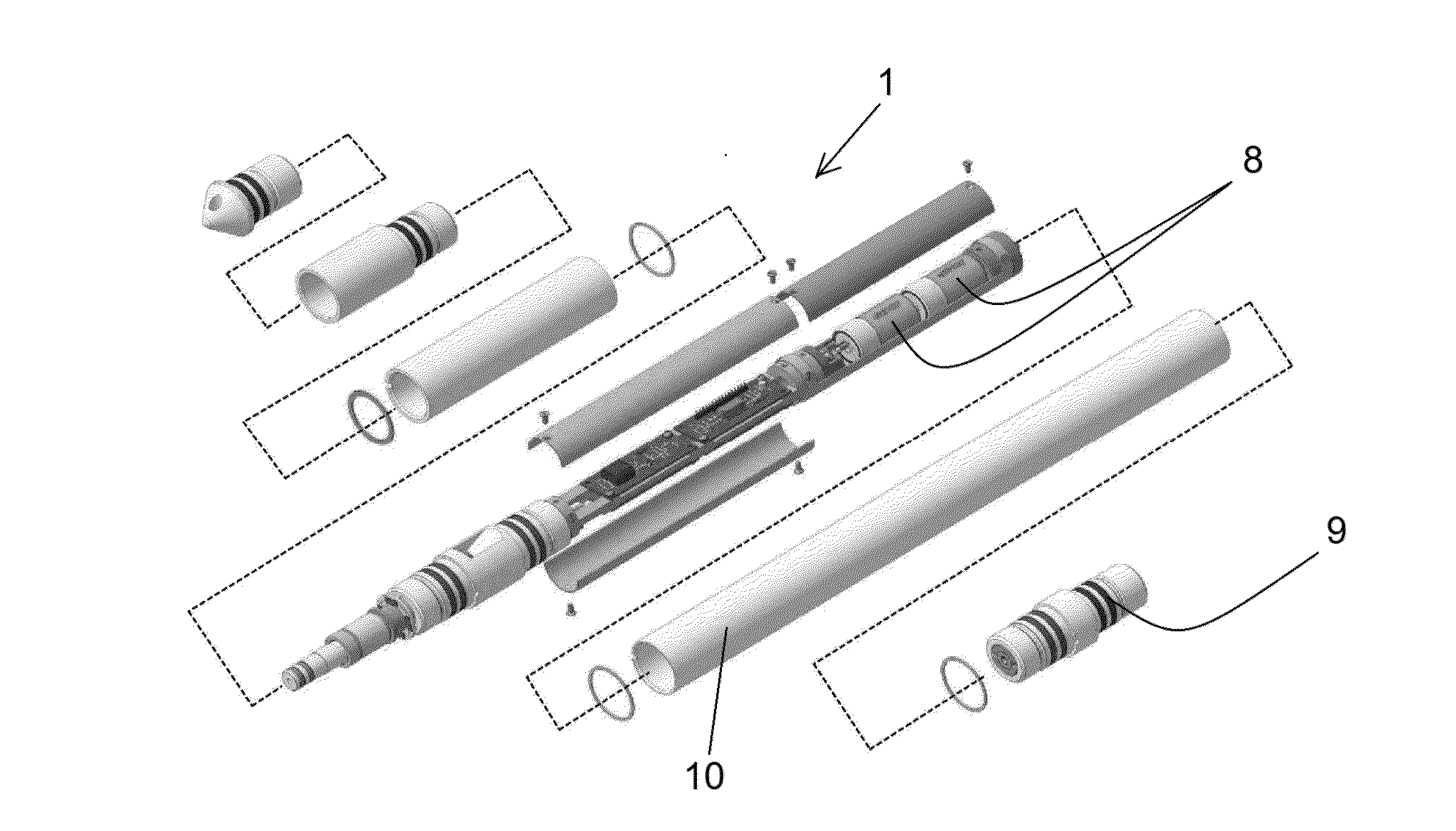 Method and apparatus for spectral noise logging