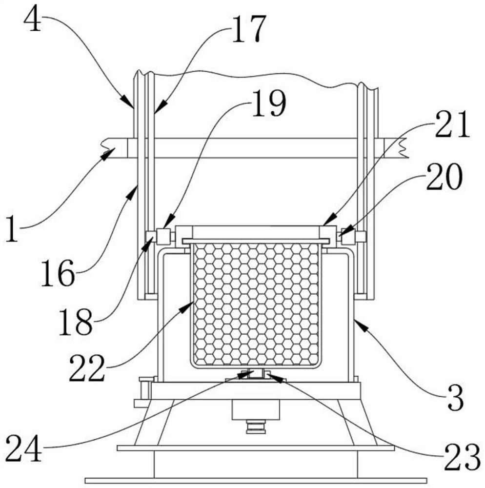 Metal cavity drilling and milling machining chip treatment system