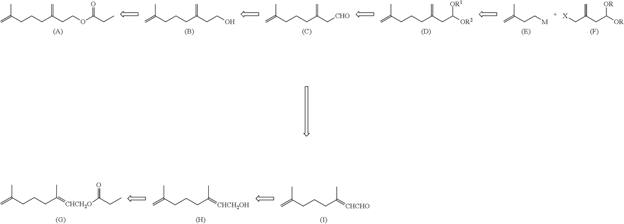 7-methyl-3-methylene-7-octenal acetal compound and methods for producing aldehyde compound and ester compound using the same