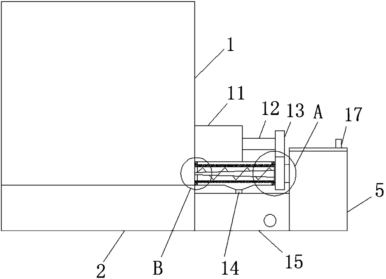 Numerically-controlled machine tool waste collecting device