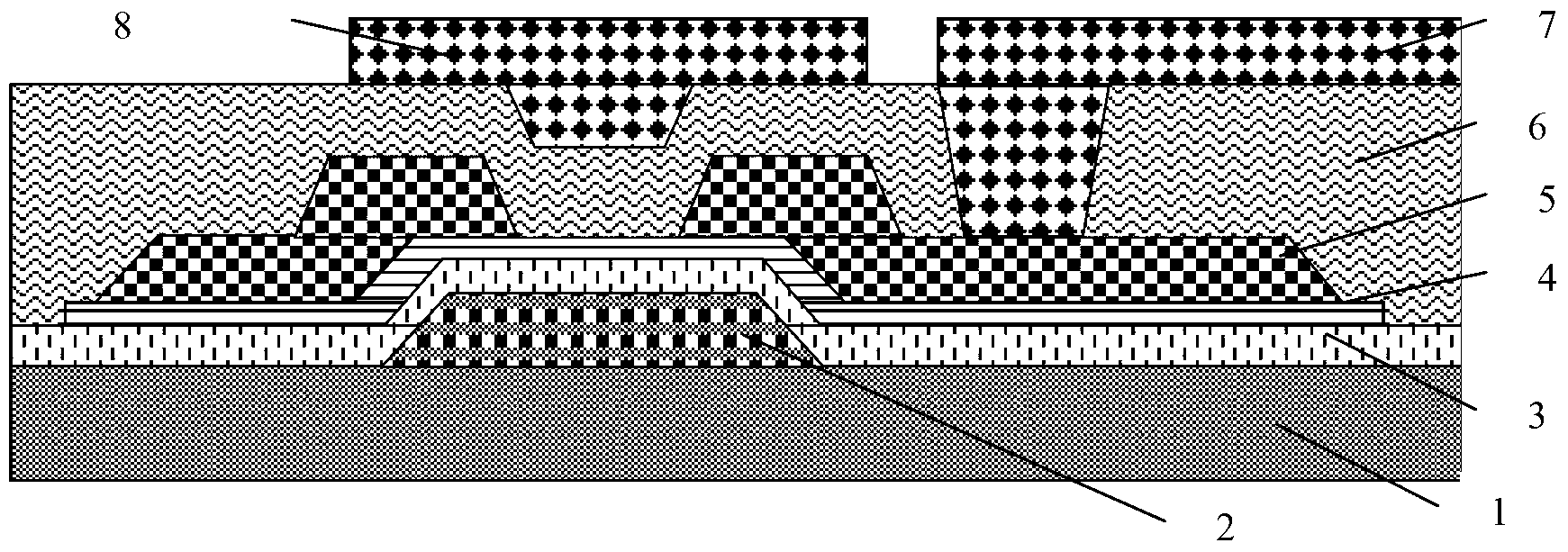 Metallic oxide thin film transistor and manufacturing method thereof