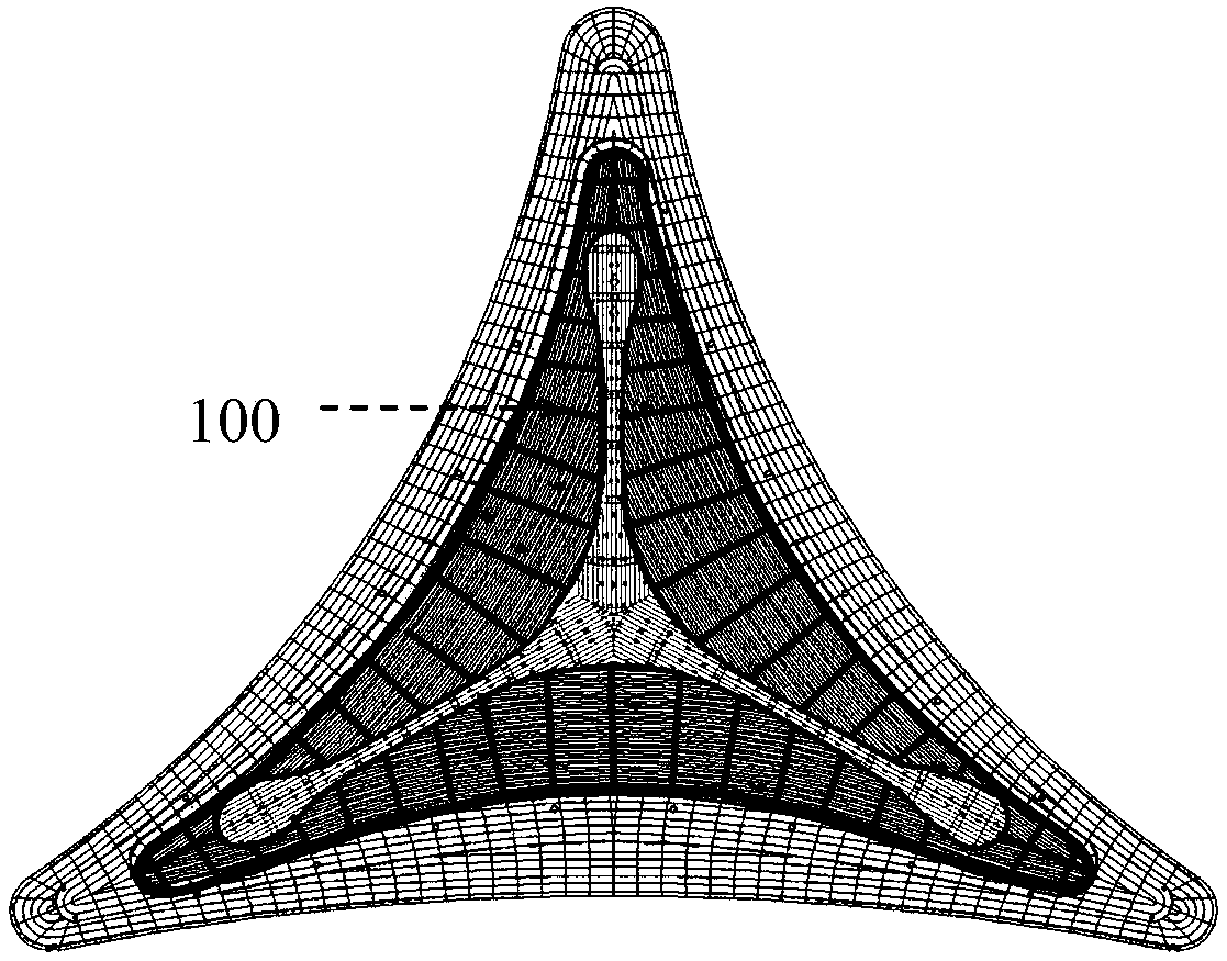 Method for mounting force-bearing conversion layer of large-area roof truss