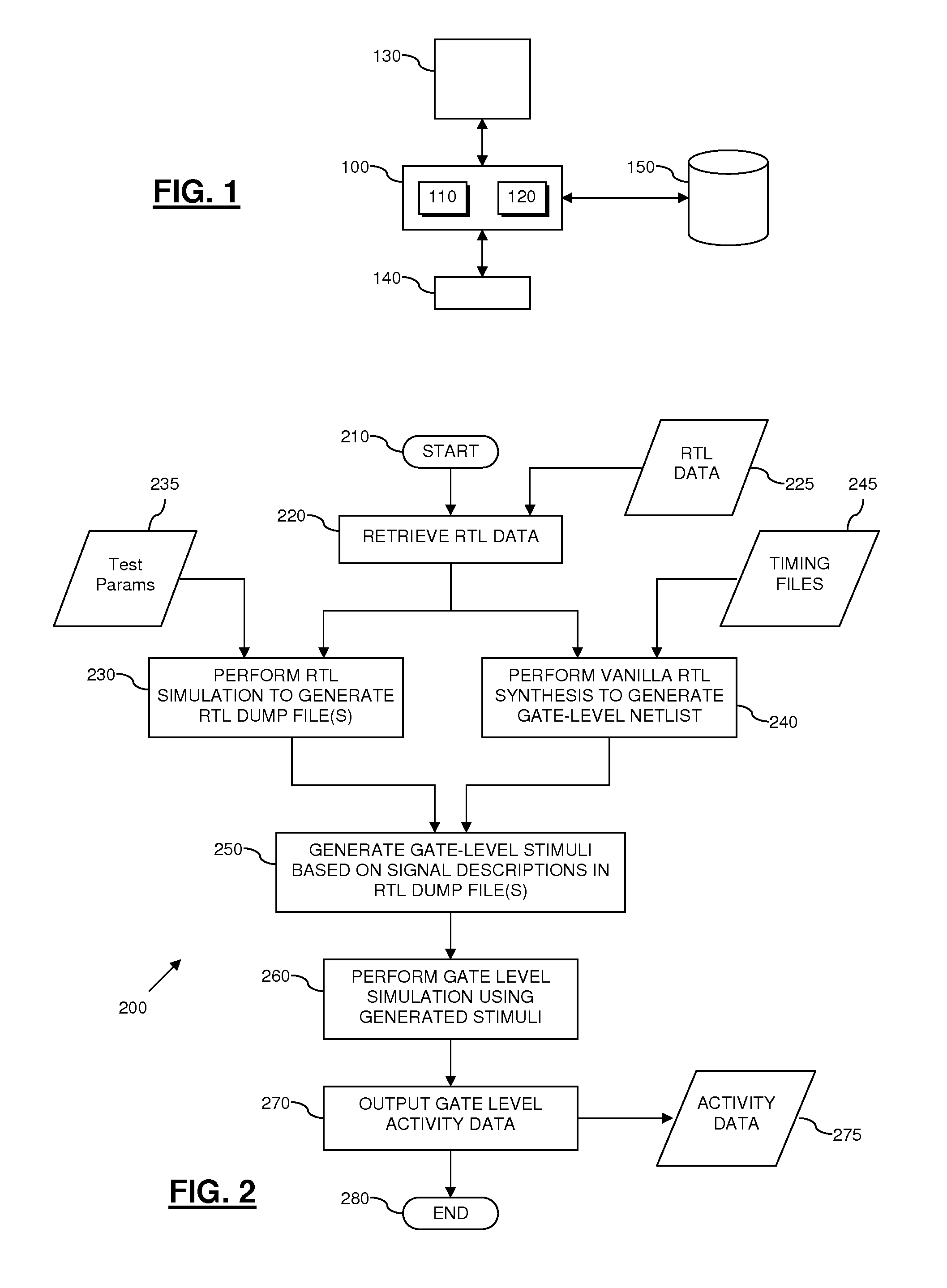 Method and apparatus for generating gate-level activity data for use in clock gating efficiency analysis