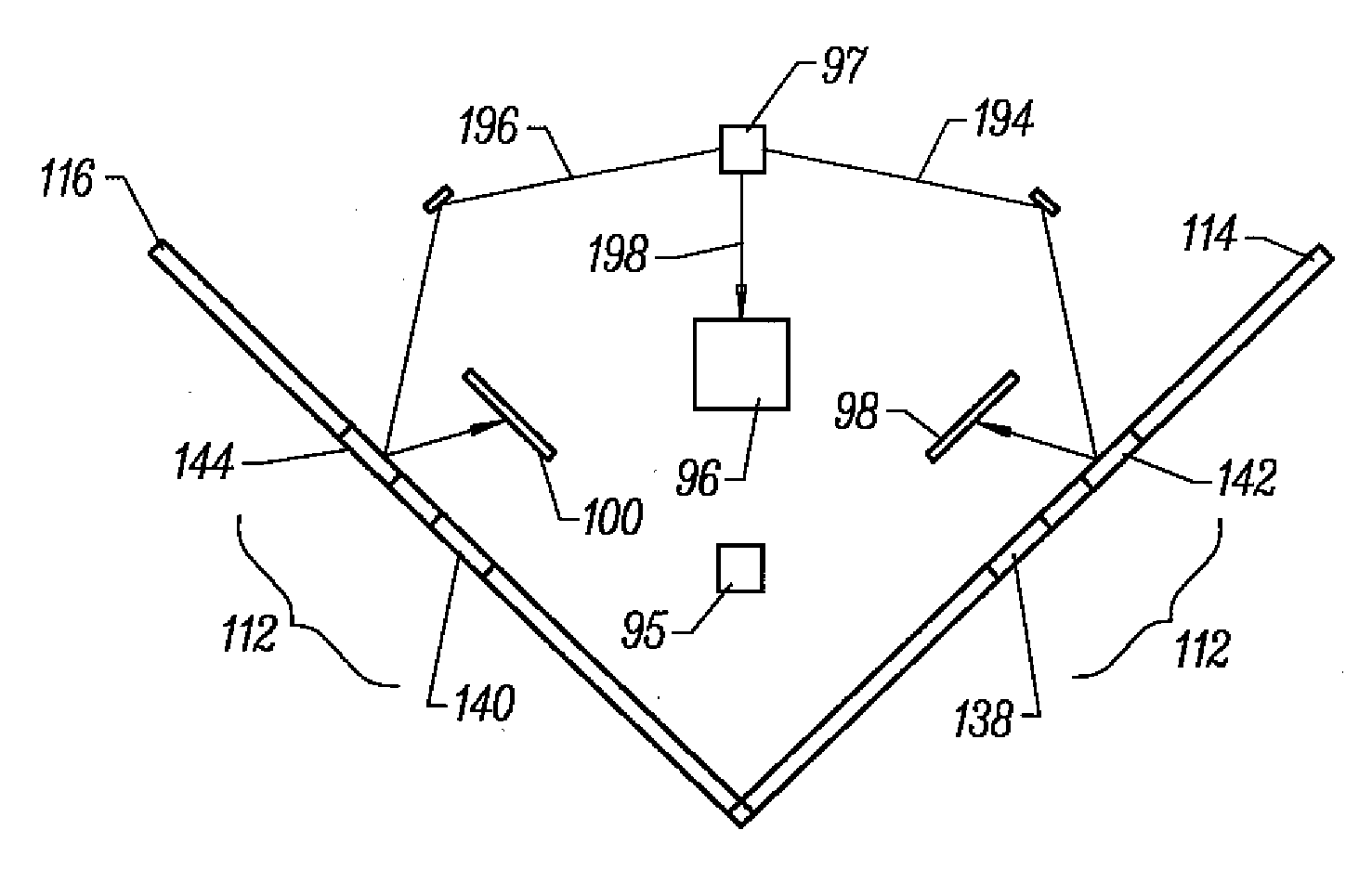 Method and Device For Measuring Reflected Optical Radiation