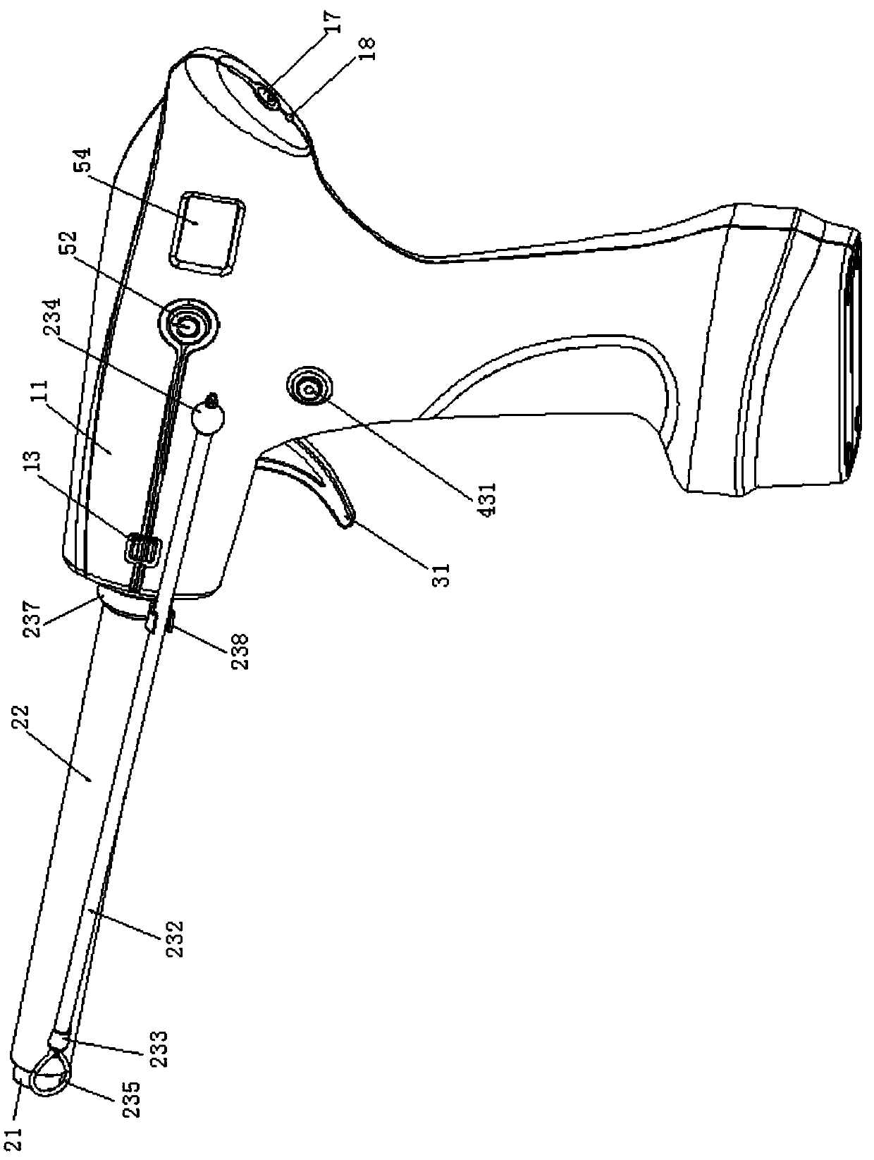 Rechargeable anorectal loop ligature capable of reducing cross infection