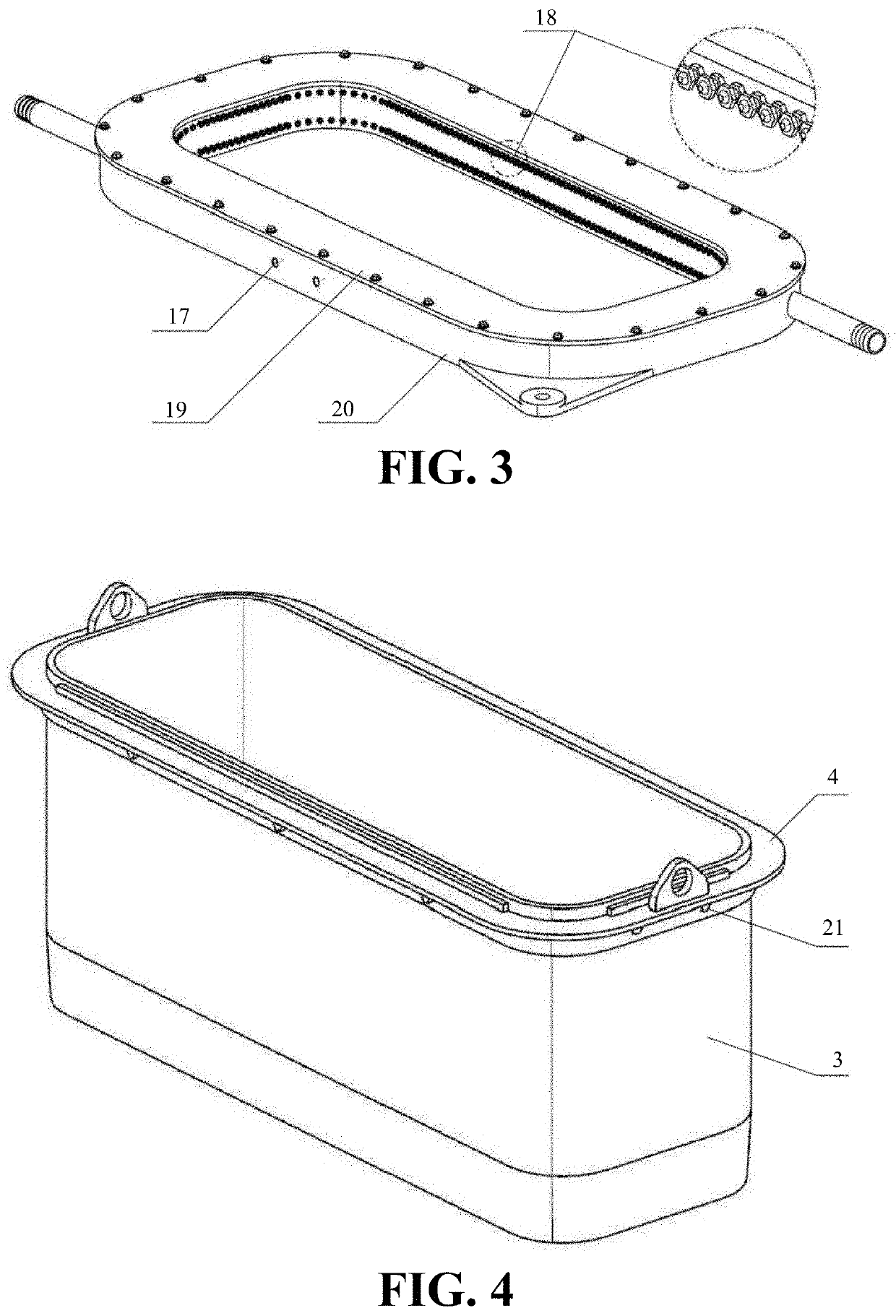 Electromagnetic semi-continuous casting device and method having accurately matched and adjusted cooling process