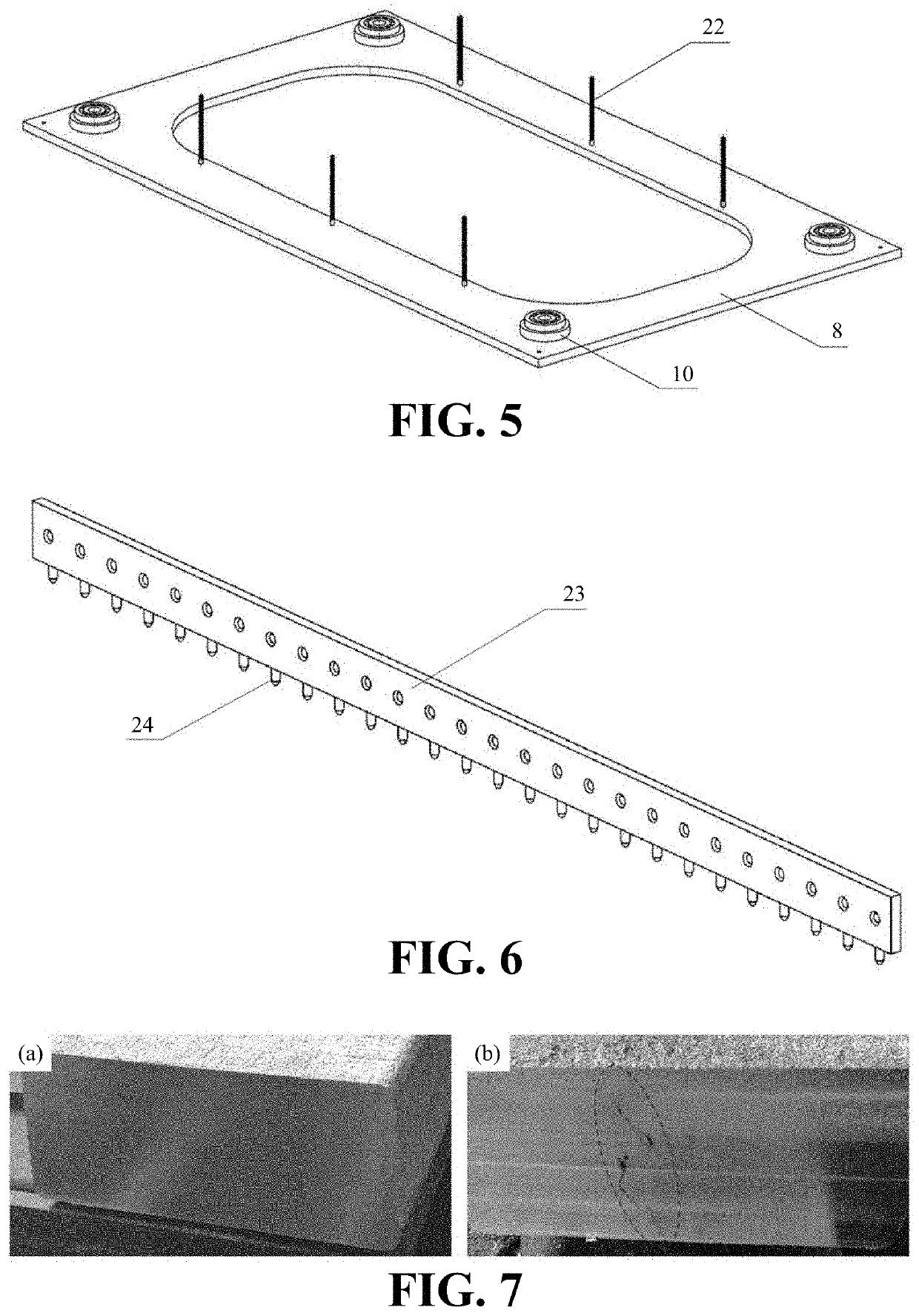 Electromagnetic semi-continuous casting device and method having accurately matched and adjusted cooling process