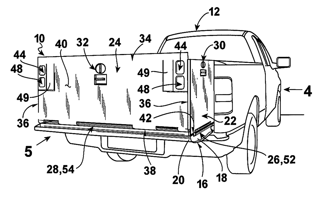 Tailgate truck bed extension