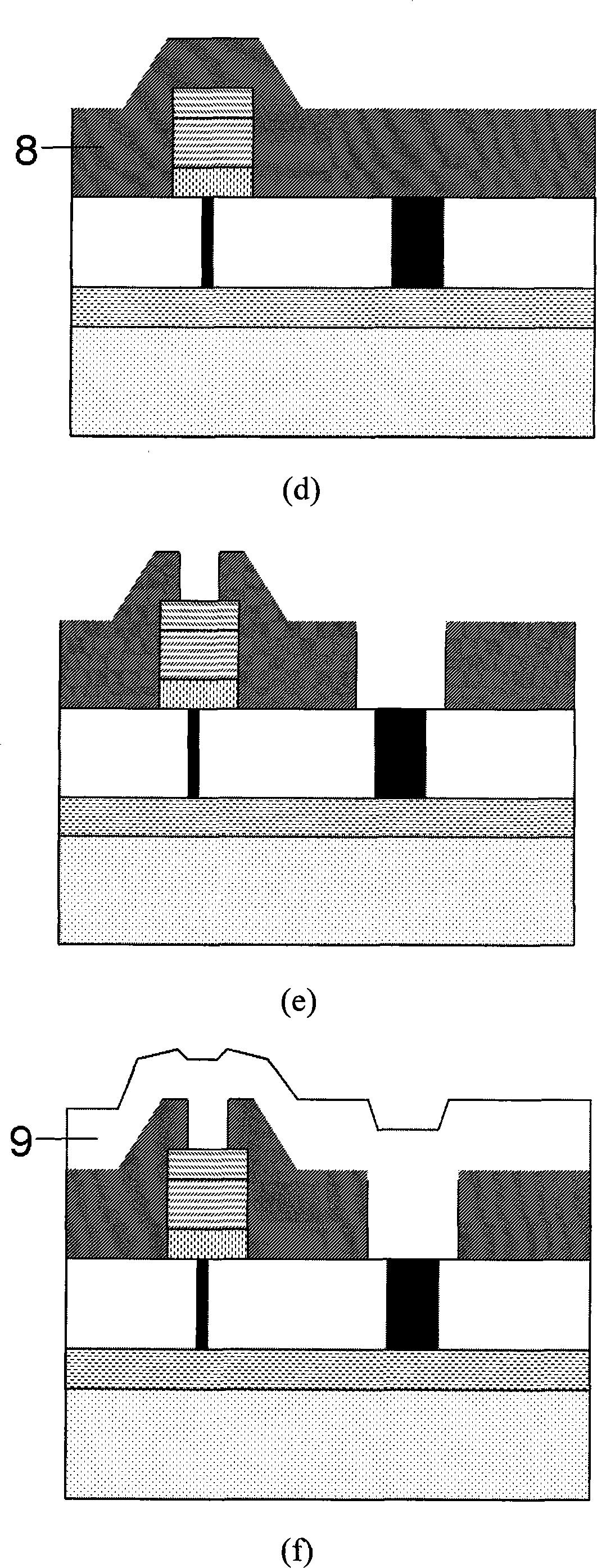 Oxide heat insulation layer for reducing phase-change memory cell power consumption and implementation method thereof