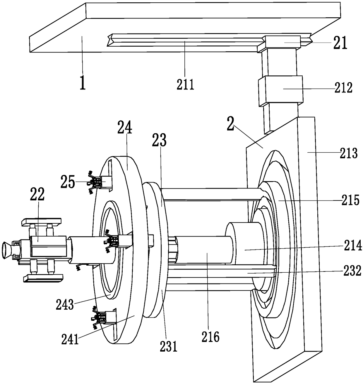 Municipal pipeline installation lifting machine