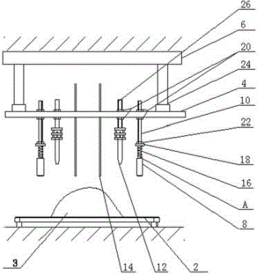 Foam fixed hot melt device