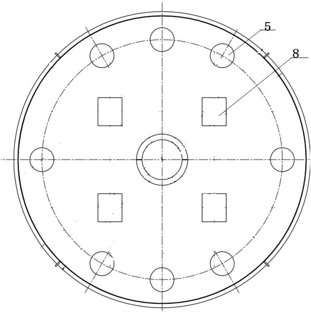 Ladle cover suitable for ejection burner