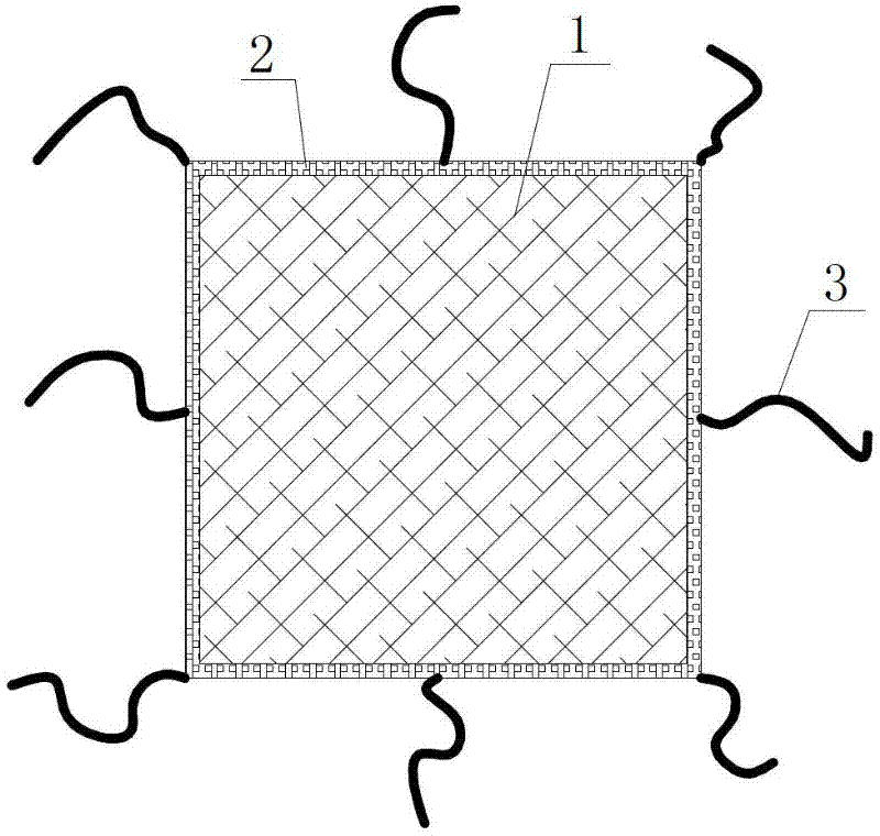 Ecological bag brick and method for establishing constructed wetland in water level fluctuation area by use of same