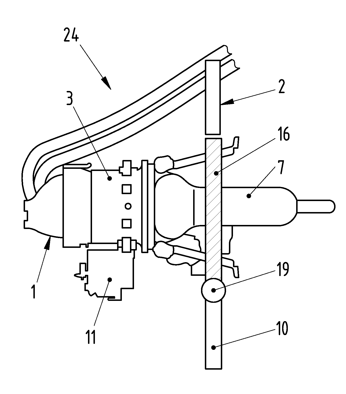 Charging coupling and charging coupling arrangement for a motor vehicle, and motor vehicle