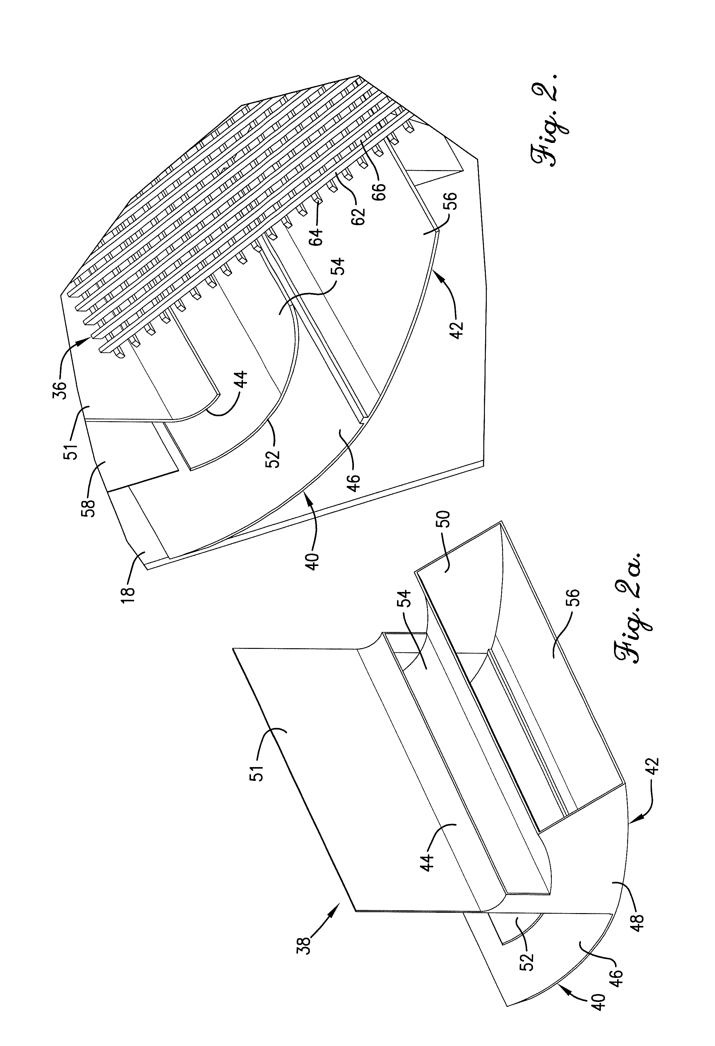 Hopper flow smoothing method and device