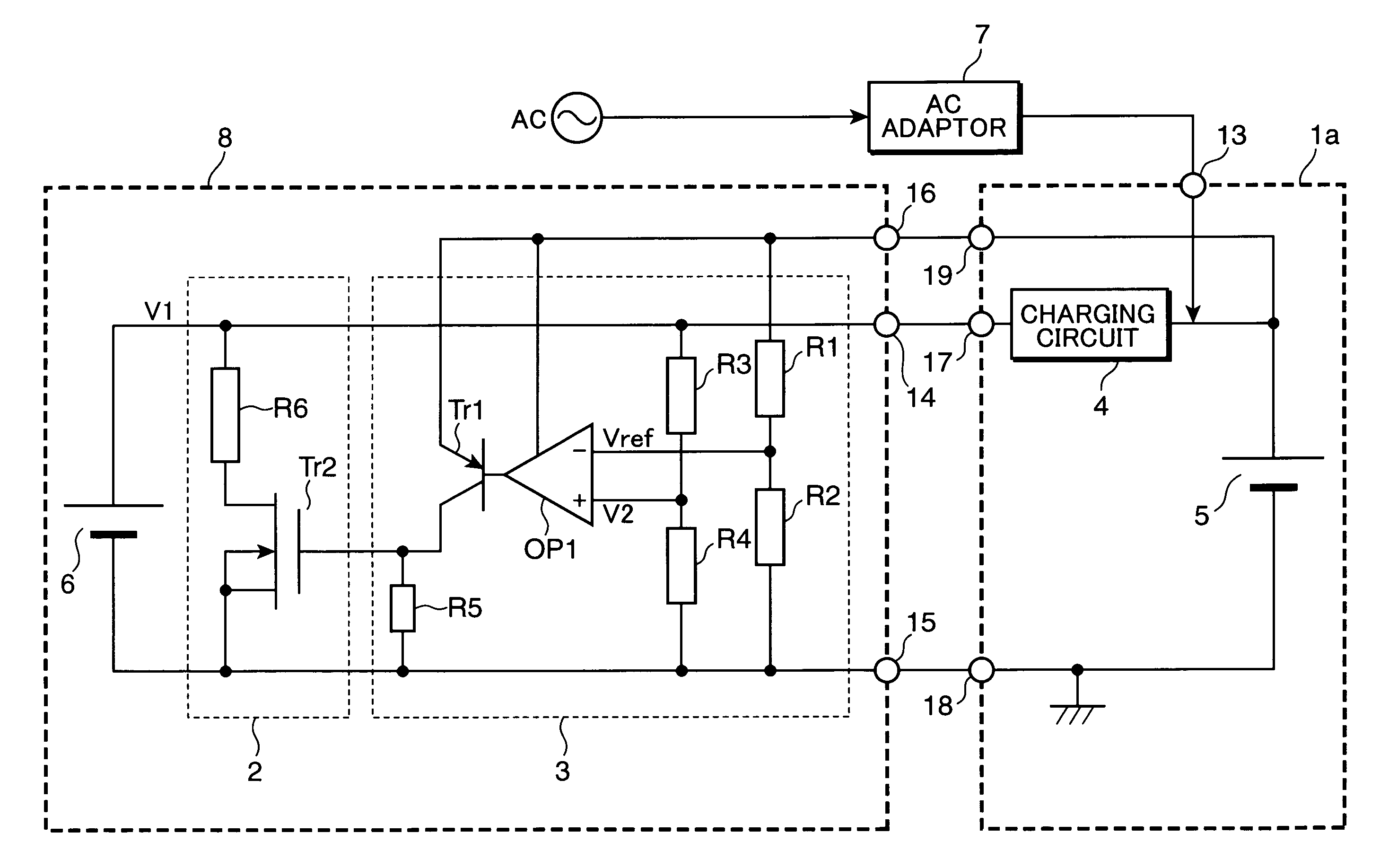 Electrical device and battery pack for preventing polarity reversal of battery