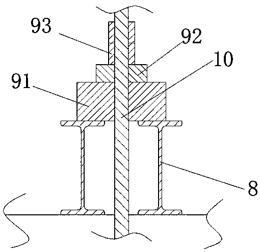 0# block bracket prestress pre-pressing construction method