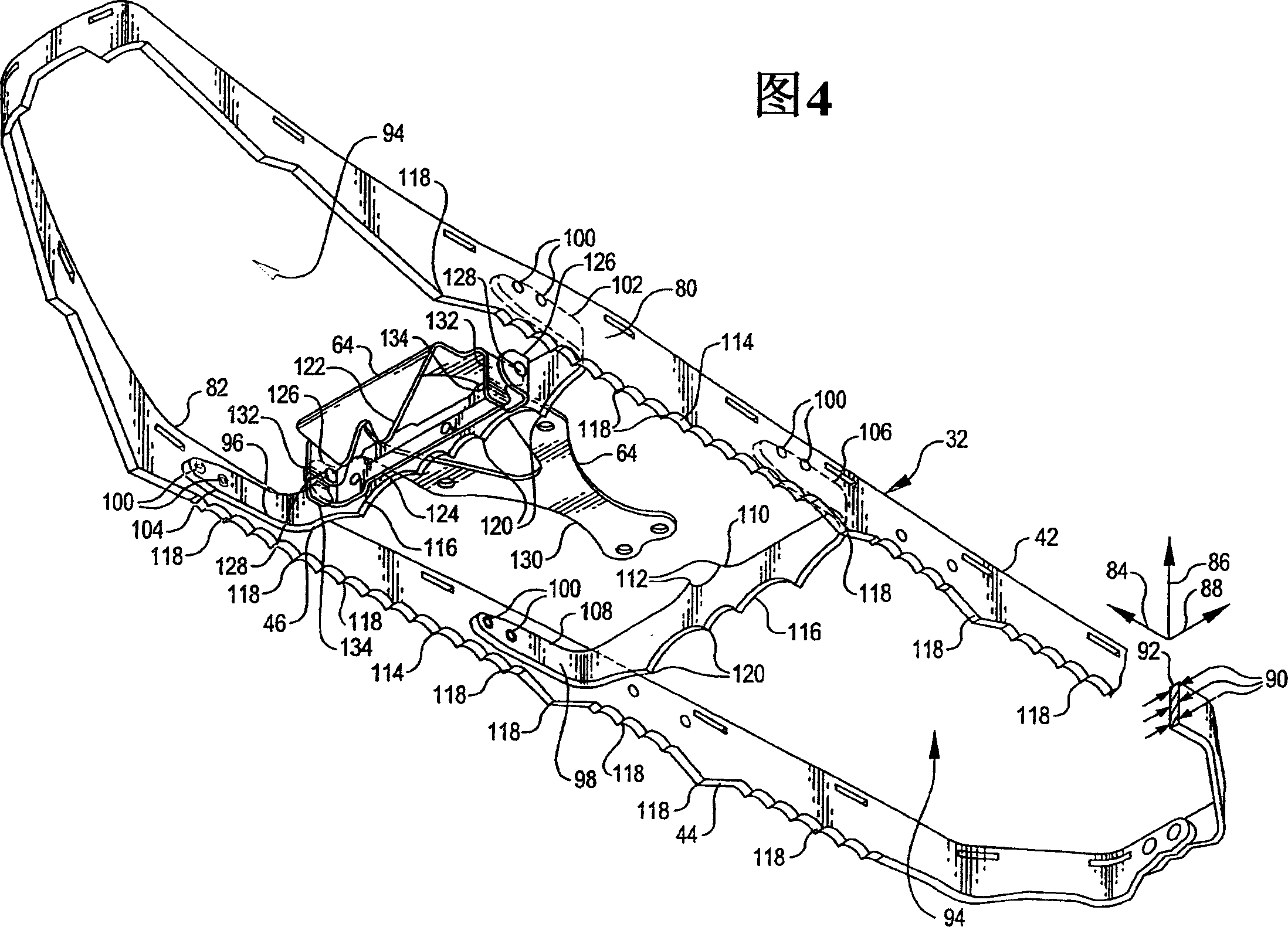 Frame and binding for a snowshoe and related systems and methods