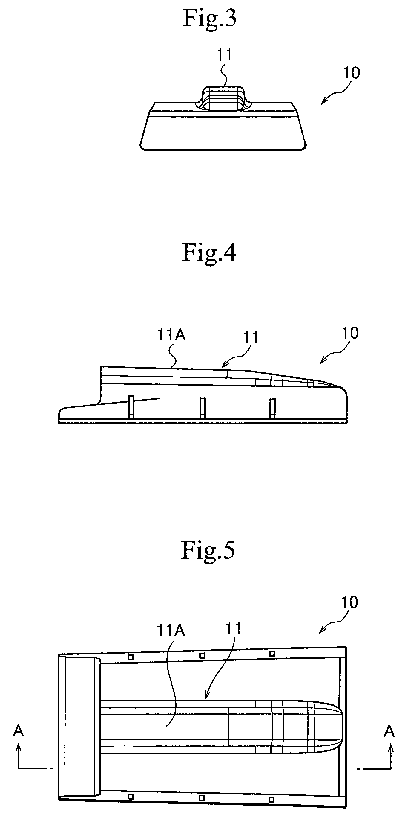 Thin plate storage container with handled supporting member