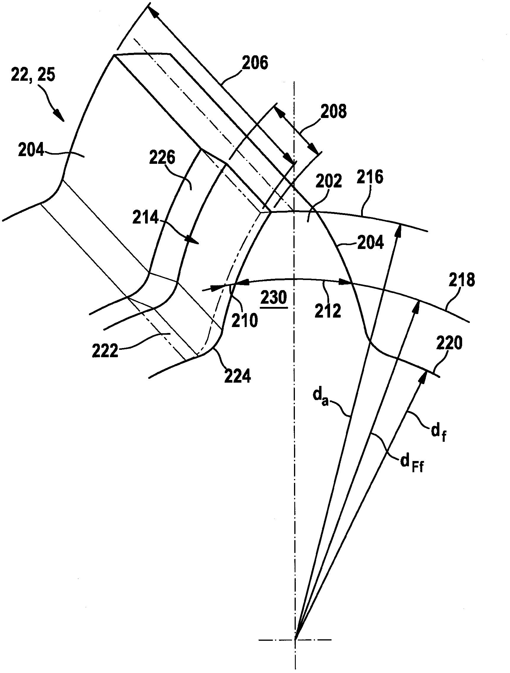 Noise-optimized toothing system